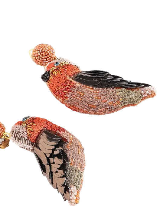 Mesange Earrings Rust