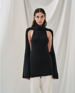 Load image into Gallery viewer, Open back and sides rib sweater

