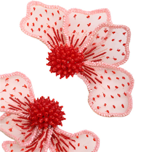 Peonie Earrings Pink
