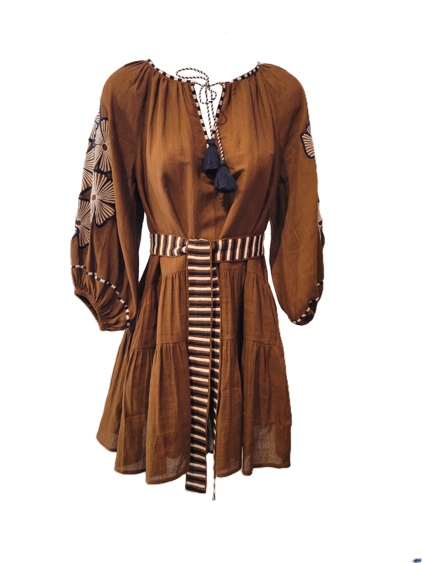 Stripe Flower Santorini Dress