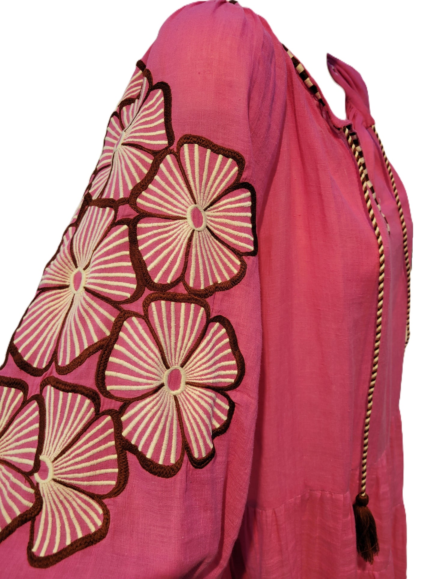 Stripe Flower Santorini Dress