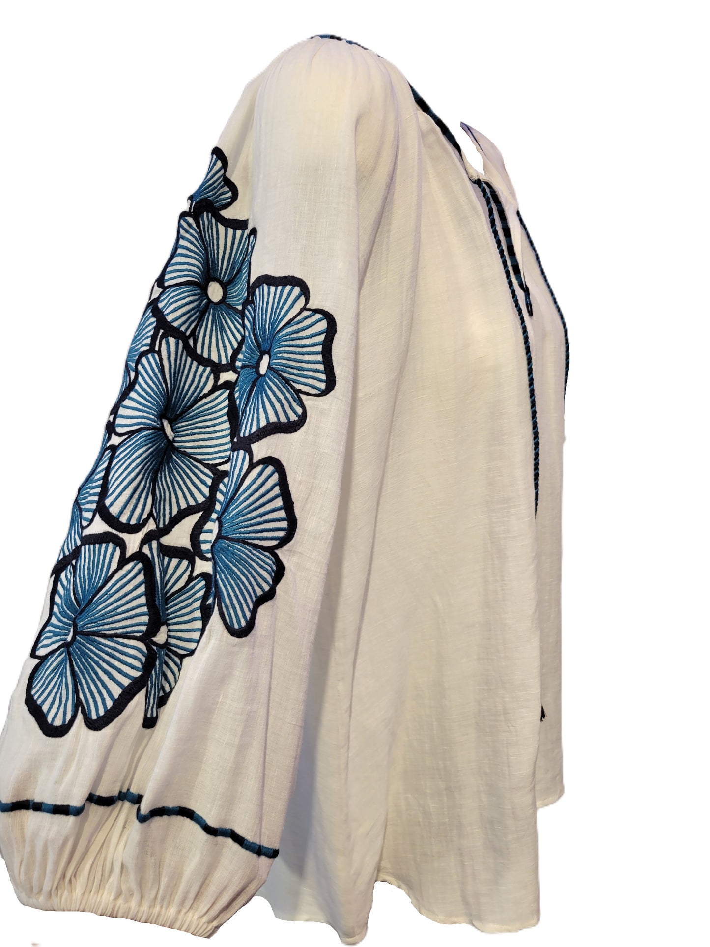 Stripe Flower Top