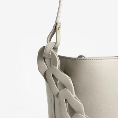 Louise Large Off White Bucket Bag