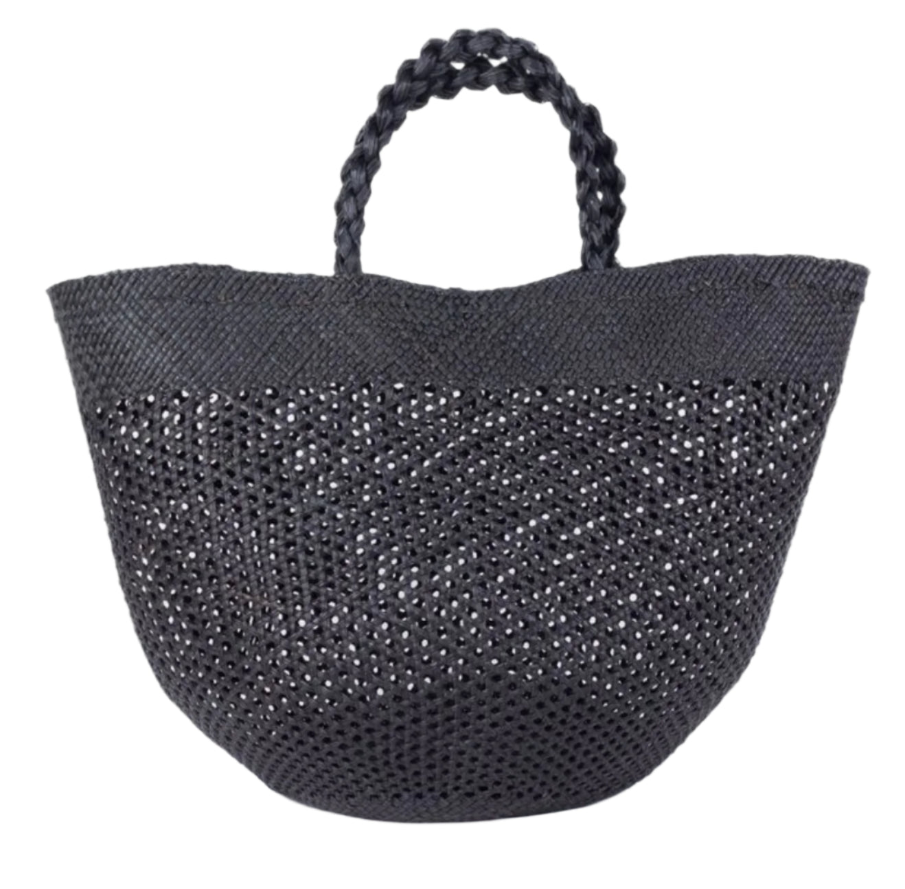 Big Artisanal Basket in Black