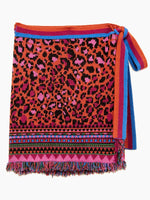Load image into Gallery viewer, Red Ainika Tapestry Sweater Skirt
