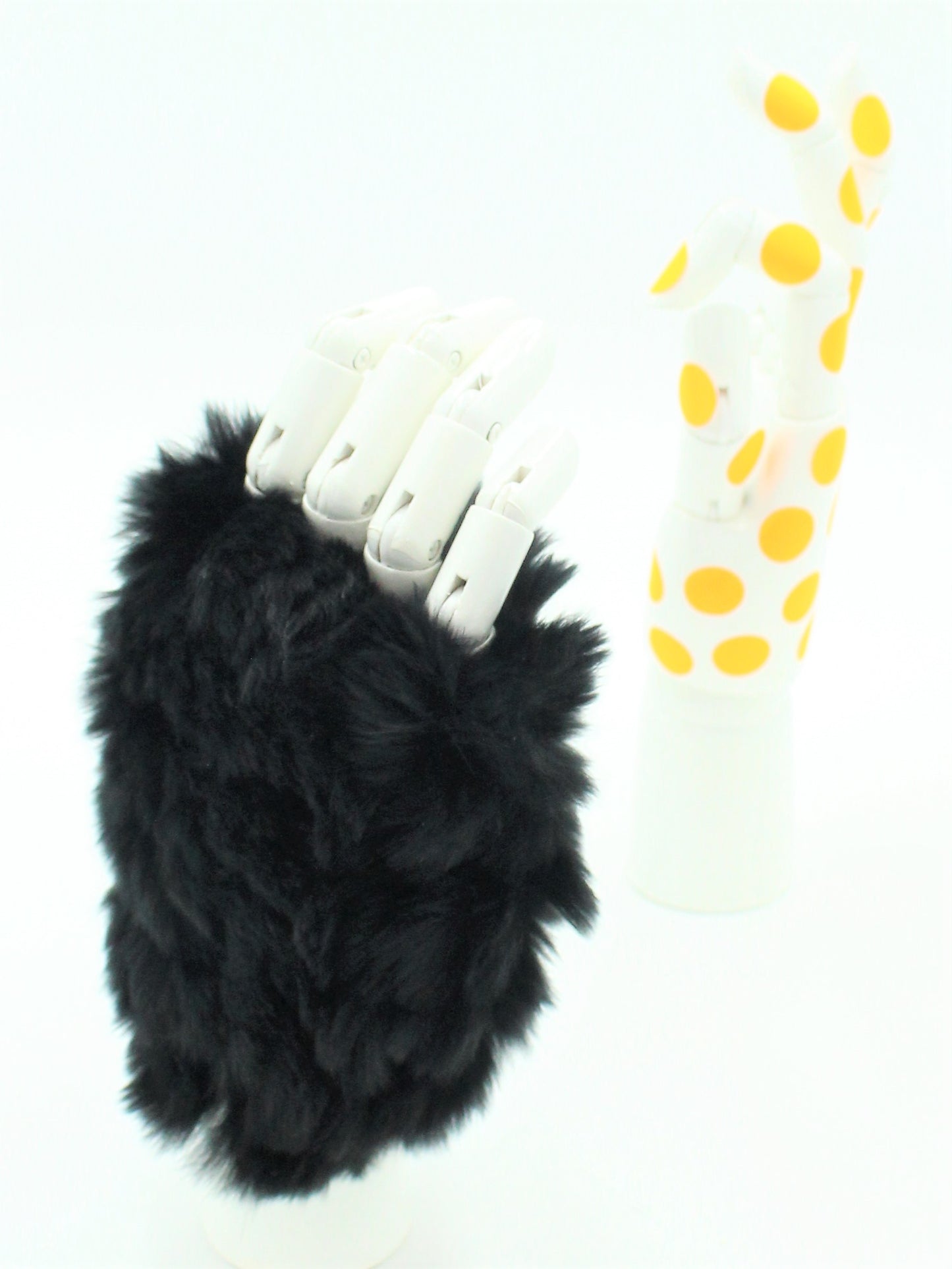 Rex rabbit Finger-less Mittens