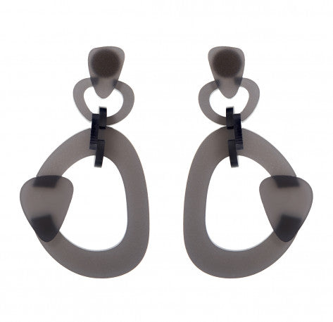 La Oscuridad Plexi Earrings