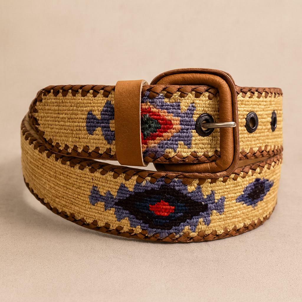 Guatemalan Banana Belt Silk Embroidery