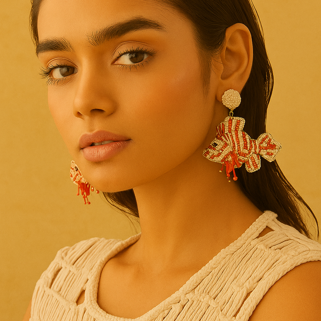 Lion Fish Earrings