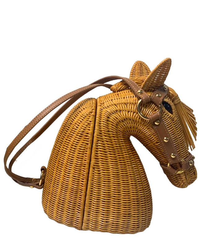 Scott Horse Wicker Bag
