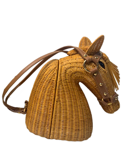 Scott Horse Wicker Bag