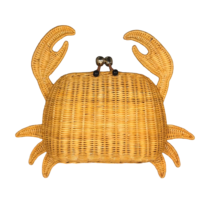 Crab Wicker Bag