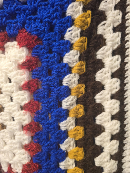 Blue Crochet Sweater