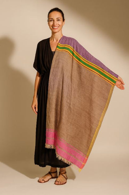 Large Pashmina & Wool Shawl