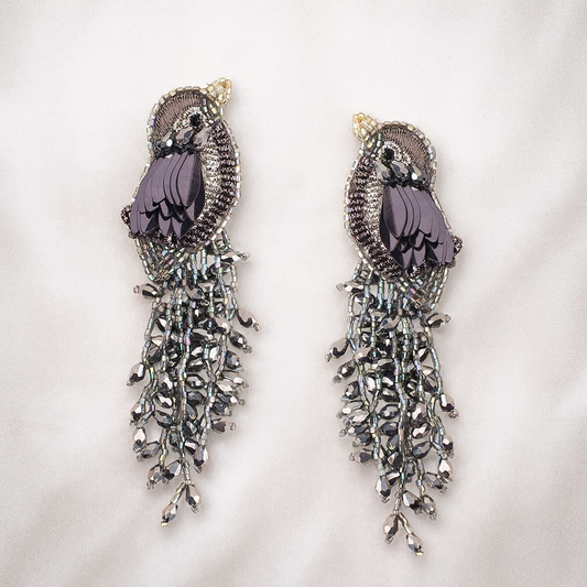 Kingfisher Earrings Silver