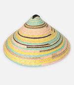 Load image into Gallery viewer, Asian Conical Multicolor Straw Hat
