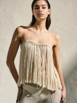 Load image into Gallery viewer, Macramé Fringe Top
