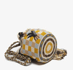 Load image into Gallery viewer, Handmade Crossbody Wayuu Mustard &amp; Beige
