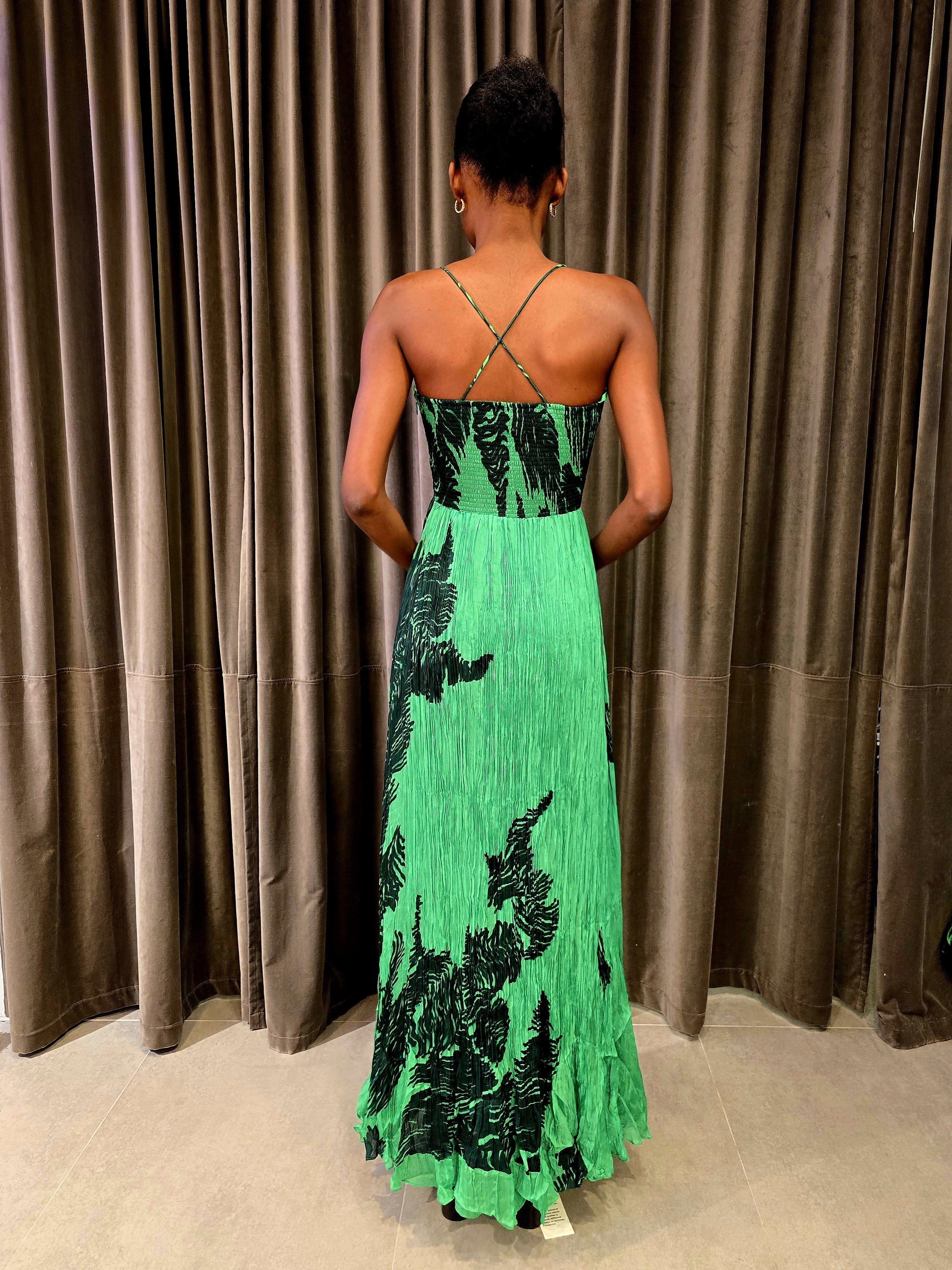 Micro Pleated Bustier Dress