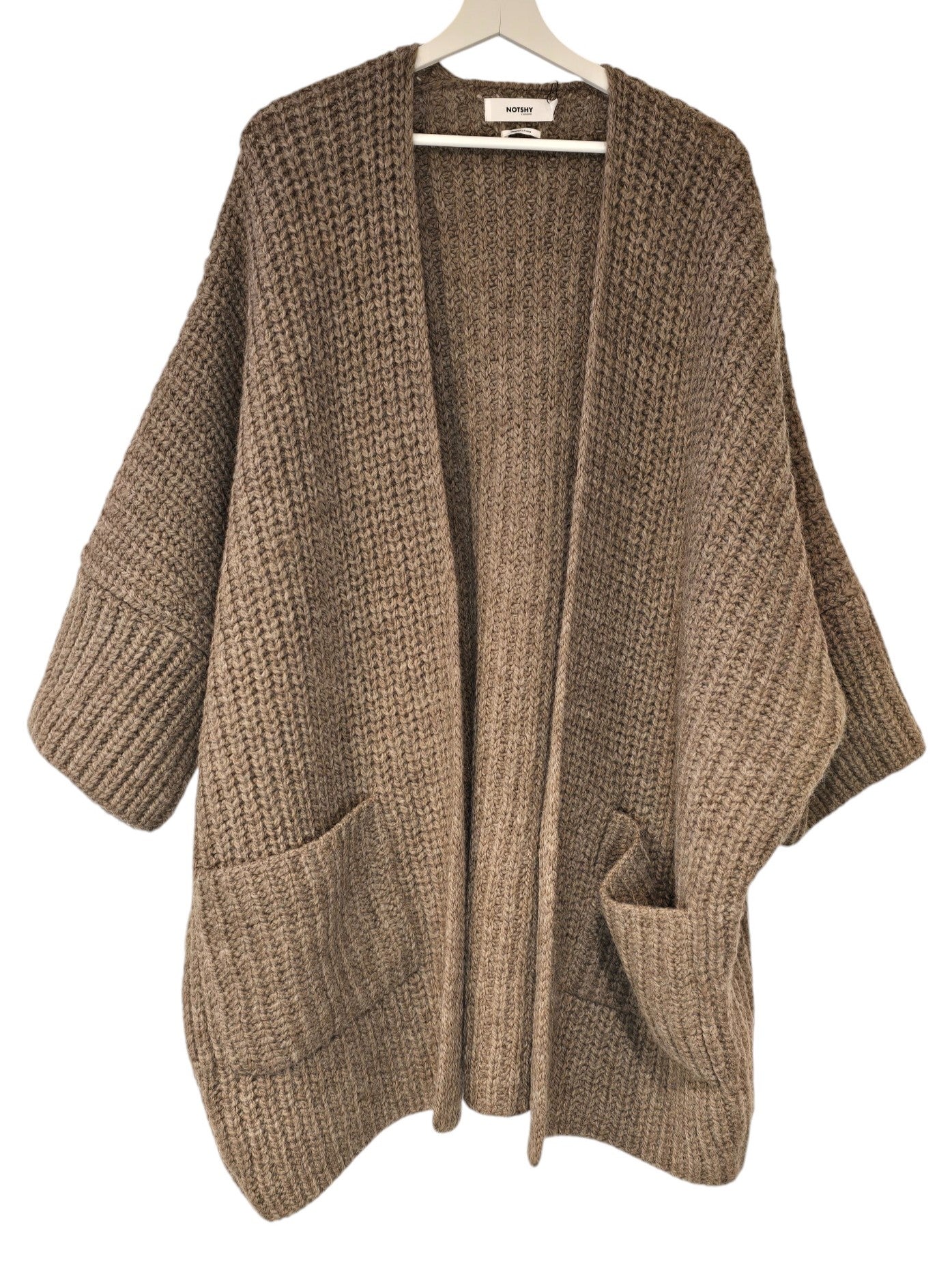 Oversized Knit Coat