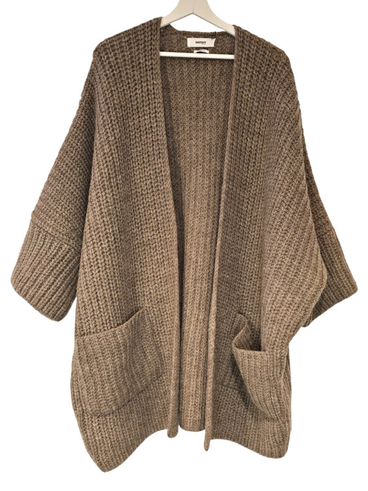 Oversized Knit Coat