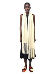 Fringes Cashmere Scarf