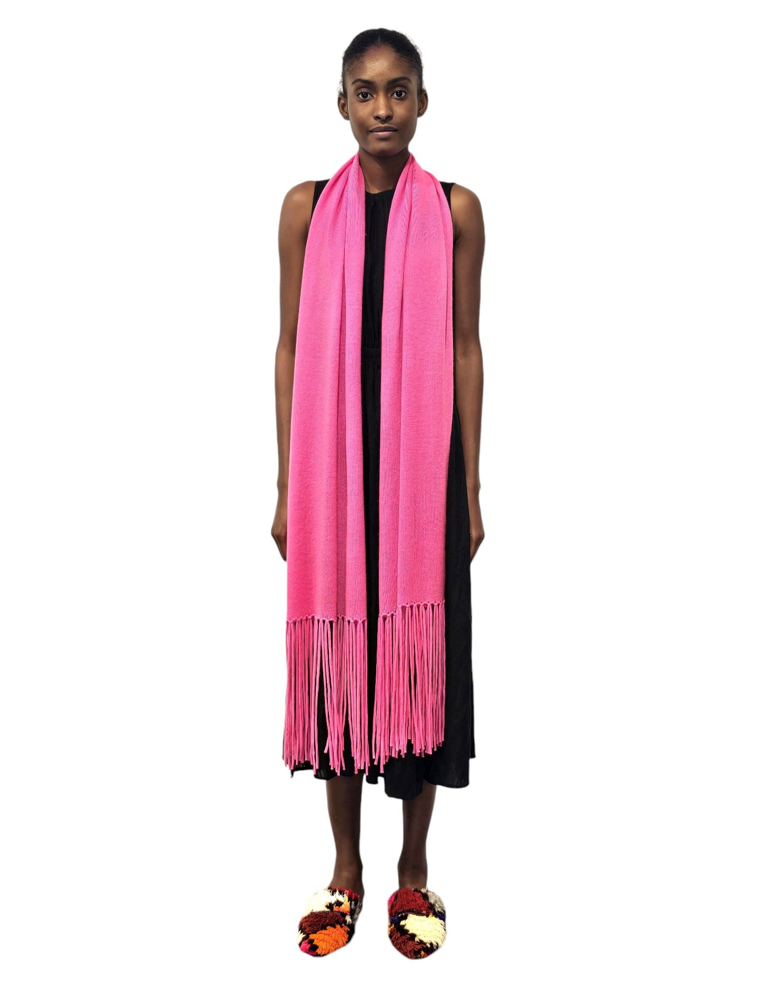 Fringes Cashmere Scarf