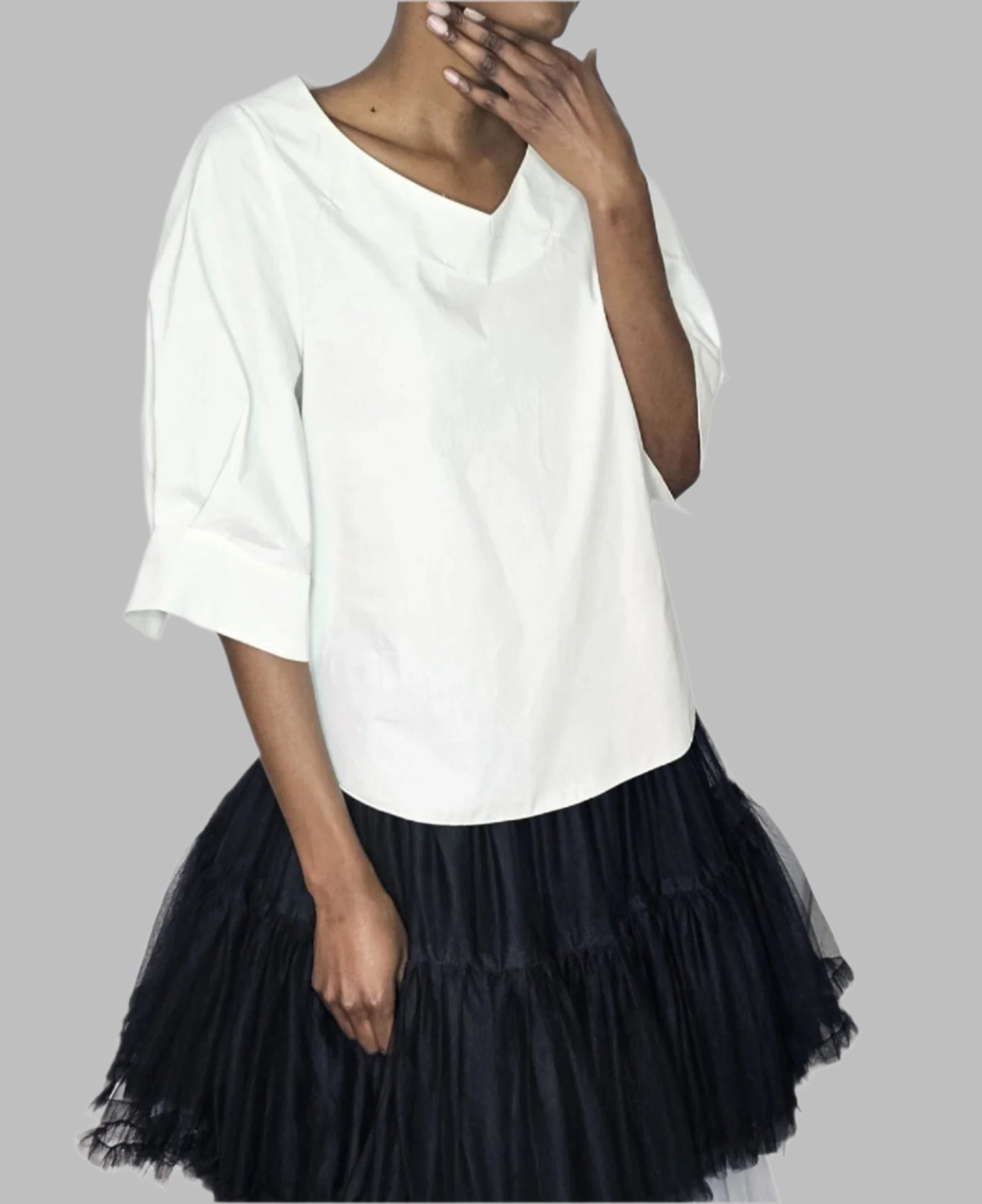 1/2 Sleeve Loose Shirt