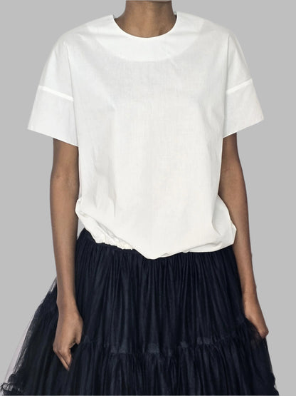 Poplin Loose Shirt with Band