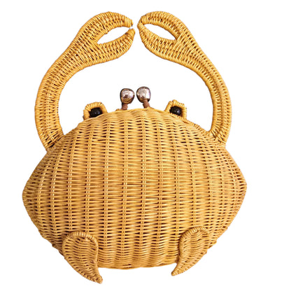 Crab Wicker Bag
