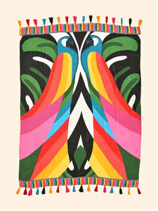 Macaw Stripes Sarong