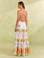 Load image into Gallery viewer, Mixed Neon Floral Maxi Dress
