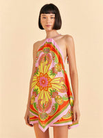 Load image into Gallery viewer, Beach Toucans Scarf Mini Dress
