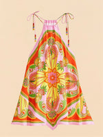 Load image into Gallery viewer, Beach Toucans Scarf Mini Dress
