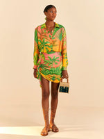 Load image into Gallery viewer, Sunrise Scenario Mini Skirt
