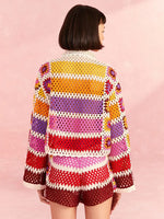 Load image into Gallery viewer, Mixed Crochet Stripes Shirt
