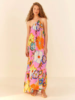 Load image into Gallery viewer, Full Garden Pink Maxi Dress

