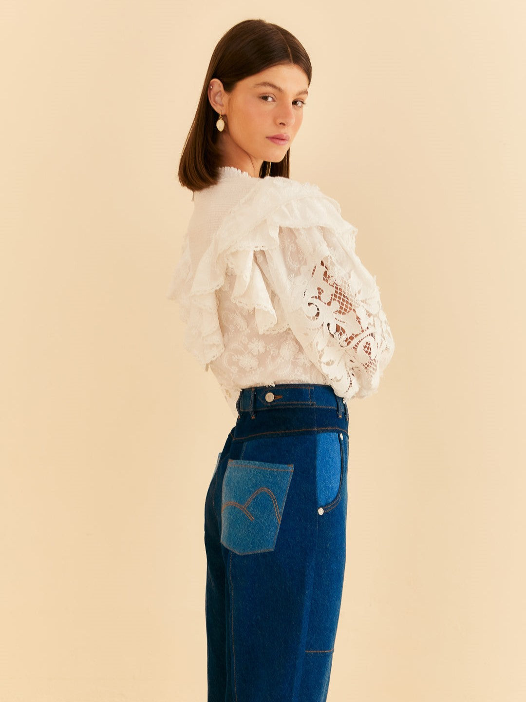 Denim Patch Jeans