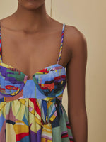 Load image into Gallery viewer, Tropical Scenario Sleeveless Maxi Dress
