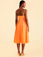 Load image into Gallery viewer, Bicolor Sleeveless Midi Dress
