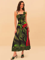 Load image into Gallery viewer, Coconut Tree Flow Embroidered Skirt
