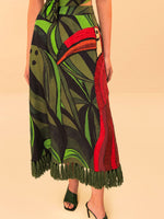 Load image into Gallery viewer, Coconut Tree Flow Embroidered Skirt

