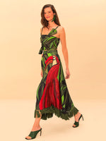 Load image into Gallery viewer, Coconut Tree Flow Embroidered Skirt
