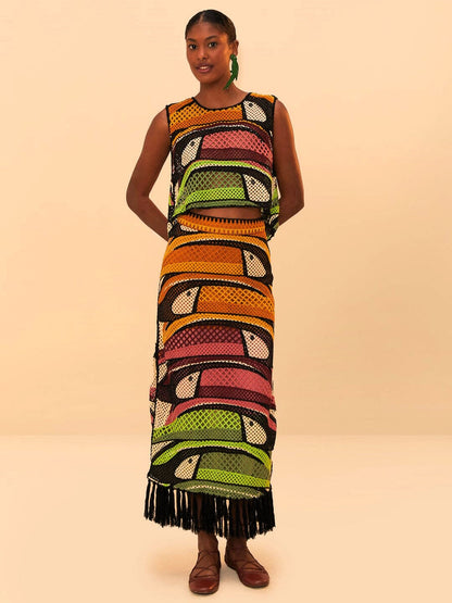 Toucan Tree Crochet Top