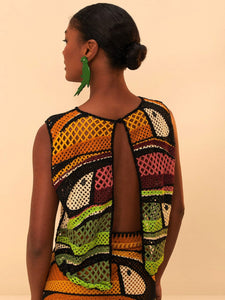 Toucan Tree Crochet Top