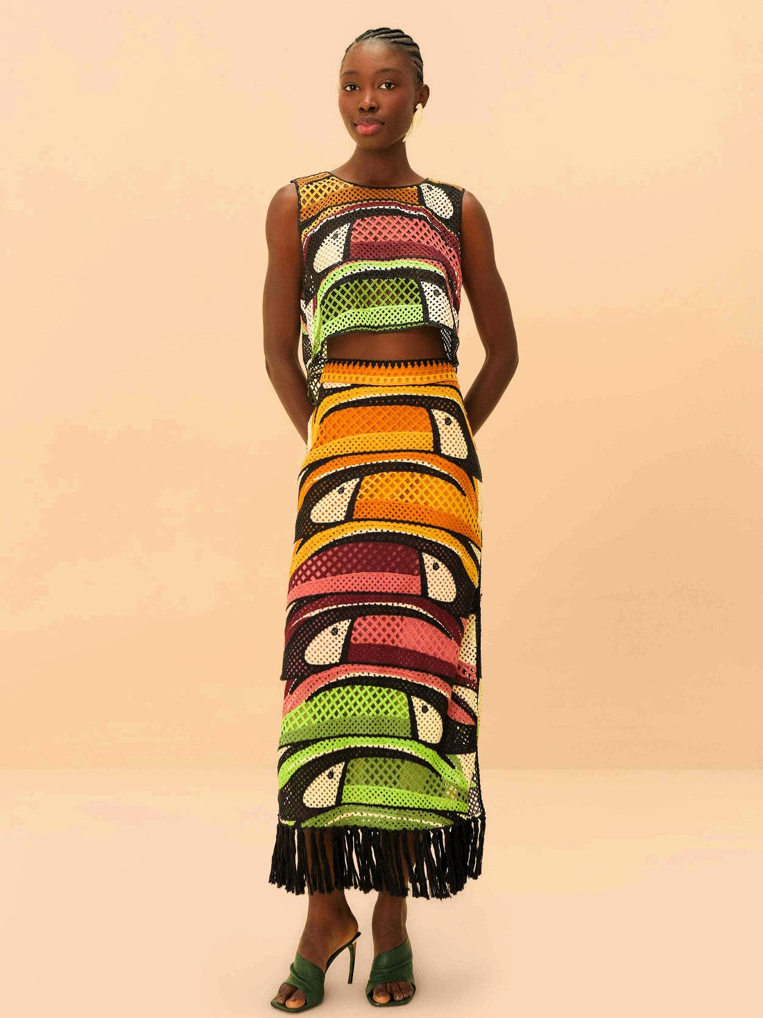 Toucan Tree Crochet Skirt