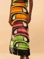 Load image into Gallery viewer, Toucan Tree Crochet Skirt
