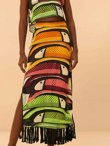 Toucan Tree Crochet Skirt