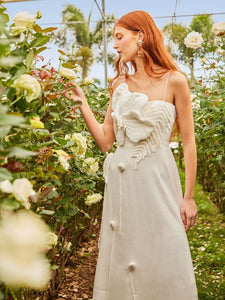 Off-white Garden Midi Dress