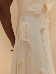 Off-white Garden Midi Dress